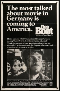 4t234 DAS BOOT advance 1sh '82 The Boat, Wolfgang Petersen German WWII submarine classic!