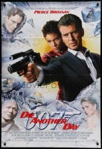 4t258 DIE ANOTHER DAY style D int'l DS 1sh '02 Pierce Brosnan as James Bond & Halle Berry as Jinx!