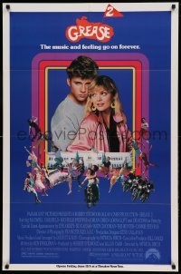 4t396 GREASE 2 advance 1sh '82 Michelle Pfeiffer in her first starring role, Maxwell Caulfield