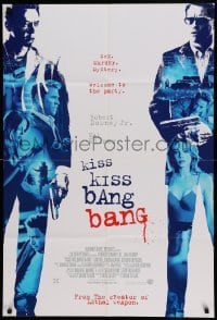 4t497 KISS KISS BANG BANG int'l DS 1sh '05 Robert Downey Jr., Val Kilmer, Michelle Monaghan!