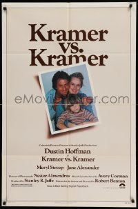 4t501 KRAMER VS. KRAMER 1sh '79 Dustin Hoffman, Meryl Streep, child custody & divorce!