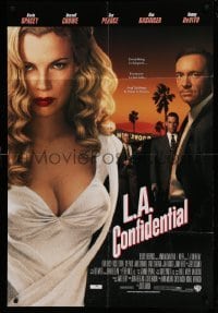 4t504 L.A. CONFIDENTIAL int'l 1sh '97 Spacey, Crowe, Pearce, larger and better image of Basinger!
