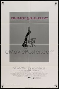 4t513 LADY SINGS THE BLUES 1sh '72 Diana Ross as Billie Holiday, Frank Frezzo & John LeProvost art