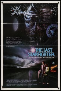 4t522 LAST STARFIGHTER int'l 1sh '84 Catherine Mary Stewart & Lance Guest as video game pilot!