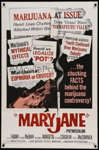 4t563 MARYJANE 1sh '68 5 kids smoked, 2 are in the hospital, 1 in jail, others blown their minds!