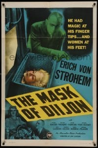 4t564 MASK OF DIIJON 1sh '46 Erich Von Stroheim had magic at his finger tips, women at his feet!