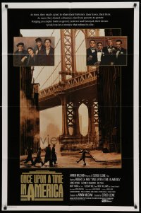 4t621 ONCE UPON A TIME IN AMERICA int'l 1sh '84 De Niro, James Woods, Sergio Leone, many images!