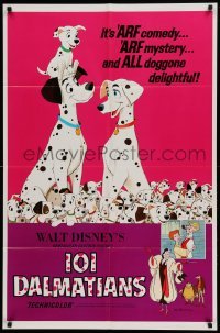 4t625 ONE HUNDRED & ONE DALMATIANS 1sh R69 most classic Walt Disney canine family cartoon!