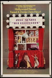 4t682 PRODUCERS 1sh '67 Mel Brooks, Zero Mostel & Gene Wilder produce Broadway play!