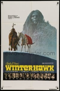 4t978 WINTERHAWK 1sh '75 Leif Erickson, Charles B. Pierce, art by Ralph McQuarrie!