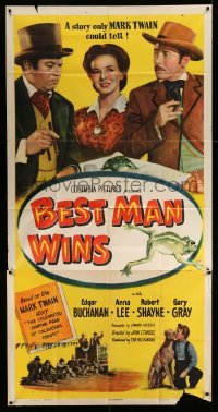 4w417 BEST MAN WINS 3sh '48 The Celebrated Jumping Frog of Calaveras County by Twain!