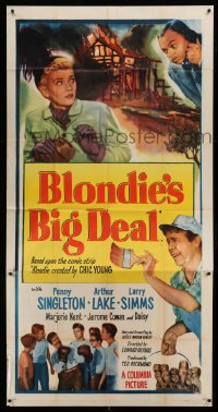 4w433 BLONDIE'S BIG DEAL 3sh '49 Penny Singleton & Arthur Lake as Dagwood, created by Chic Young!