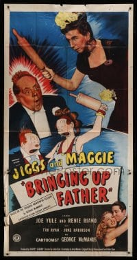 4w452 BRINGING UP FATHER 3sh '46 Yule & Riano as Jiggs and Maggie, George McManus comic art!