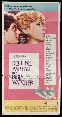 4w526 DECLINE & FALL OF A BIRD WATCHER 3sh '69 Genevieve Page is sexy and wants to meet you!