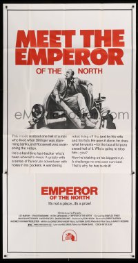 4w556 EMPEROR OF THE NORTH POLE 3sh '73 Lee Marvin is one hell of a man, different image!