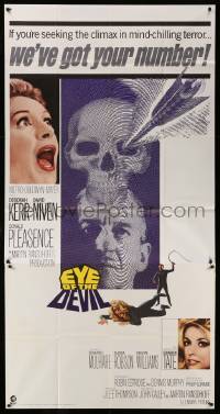 4w562 EYE OF THE DEVIL 3sh '67 Deborah Kerr, David Niven, sexy Sharon Tate, mind-chilling terror!