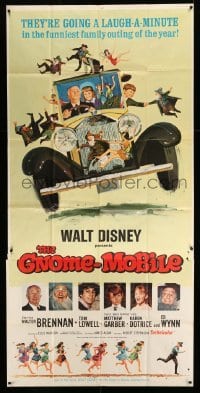 4w594 GNOME-MOBILE 3sh '67 Walt Disney fantasy, art of Walter Brennan & lots of little people!
