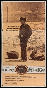 4w648 J.W. COOP 3sh '72 great full-length image of rodeo cowboy Cliff Robertson!