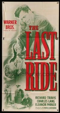 4w673 LAST RIDE 3sh '44 brothers Richard Travis & Charles Lang fighting to the death!