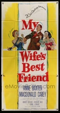 4w740 MY WIFE'S BEST FRIEND 3sh '52 Macdonald Carey, Catherine McLeod & sexy Anne Baxter!
