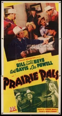 4w799 PRAIRIE PALS 3sh '42 cowboys Bill Cowboy Rambler Boyd, Art Davis & Lee Powell!