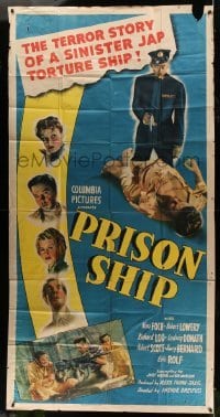 4w804 PRISON SHIP 3sh '45 Japanese in WWII try to get Allies to sink ship filled with POWs!