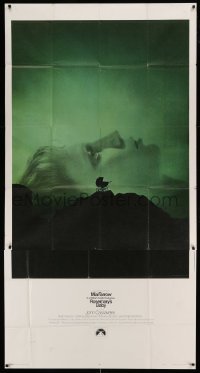 4w832 ROSEMARY'S BABY 3sh '68 Roman Polanski, Mia Farrow, creepy baby carriage horror image!