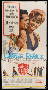 4w973 WHEELER DEALERS 3sh '63 sexy Lee Remick, James Garner wasn't out to make a million dollars!