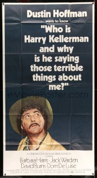 4w981 WHO IS HARRY KELLERMAN 3sh '71 Dustin Hoffman in cowboy hat wants to know!