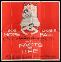 4w080 FACTS OF LIFE 6sh '60 different image of Bob Hope under Lucille Ball's bed!