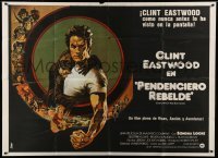 4w177 EVERY WHICH WAY BUT LOOSE Argentinean 43x59 '78 art of Clint Eastwood & Clyde by Bob Peak!