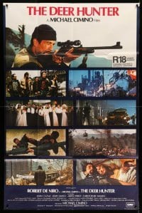 4w023 DEER HUNTER English 40x61 '79 directed by Michael Cimino, Robert De Niro, Walken, rare!