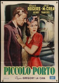 4w307 PRIMROSE PATH Italian 1p '49 great different Manno artwork of Ginger Rogers & Joel McCrea!