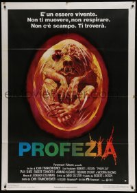4w311 PROPHECY Italian 1p '79 John Frankenheimer, art of monster in embryo by Paul Lehr!