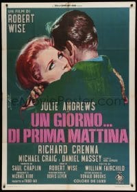 4w327 STAR Italian 1p '69 different Enzo Nistri art of Julie Andrews & Richard Crenna, Robert Wise