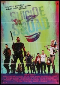 4w329 SUICIDE SQUAD Italian 1p '16 Jared Leto as the Joker, Deadshot, Harley Quinn & more!