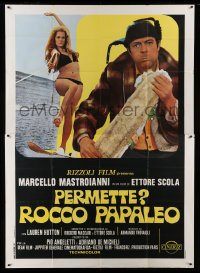 4w149 MY NAME IS ROCCO PAPALEO Italian 2p '71 Marcello Mastroianni & sexiest Lauren Hutton!