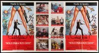 4w066 FOR YOUR EYES ONLY SpanUS 1-stop poster '81 no one comes close to Moore as James Bond!