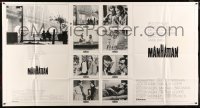 4w069 MANHATTAN SpanUS 1-stop poster '79 w/classic image of Woody Allen & Keaton by bridge!