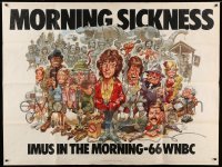 4w057 IMUS IN THE MORNING radio poster '82 great art of Don Imus & WNBC cast by Jack Davis!