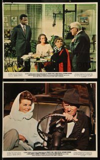 4x282 GUESS WHO'S COMING TO DINNER 2 color 8x10 stills '67 Sidney Poitier, Spencer Tracy, Hepburn!