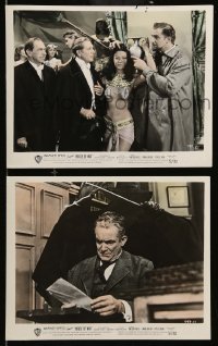 4x285 HOUSE OF WAX 2 color 8x10 stills '53 Vincent Price, Roberts, great horror images!