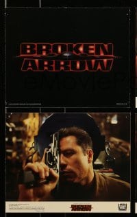4x052 BROKEN ARROW 9 8x10 mini LCs '96 John Travolta, Christian Slater, directed by John Woo!