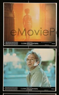 4x080 CLOSE ENCOUNTERS OF THE THIRD KIND 8 8x10 mini LCs '77 Steven Spielberg, Dreyfuss, Truffaut!
