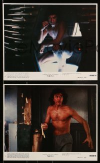 4x098 FLY 8 8x10 mini LCs '86 David Cronenberg sci-fi remake, Jeff Goldblum, Geena Davis!