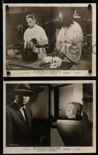 4x479 FOUR SKULLS OF JONATHAN DRAKE 11 8x10 stills '59 Valerie French is scared when she sees them!