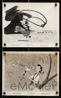 4x545 MELODY TIME 9 8x10 stills '48 Walt Disney, cartoon images of Pecos Bill & more!