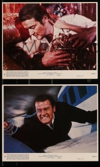 4x253 OCTOPUSSY 3 8x10 mini LCs '83 sexy Maud Adams & Roger Moore as James Bond, great images!