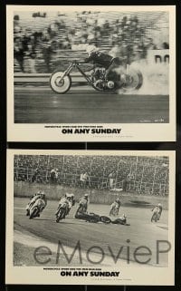 4x706 ON ANY SUNDAY 6 8x10 stills '71 Bruce Brown classic, cool dirt bike motorcycle racing!