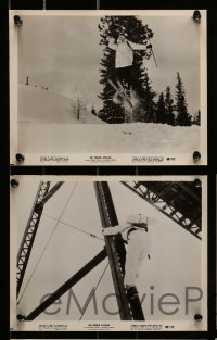 4x382 SKI TROOP ATTACK 18 8x10 stills '60 Roger Corman, really wild World War II skier images!